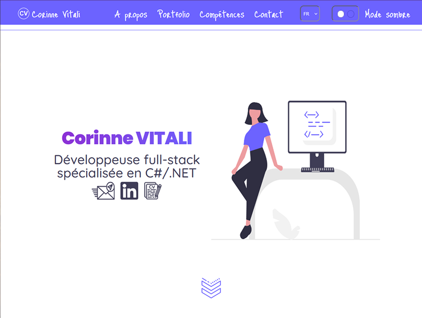 Calendrier de l'Avent en ligne - site web